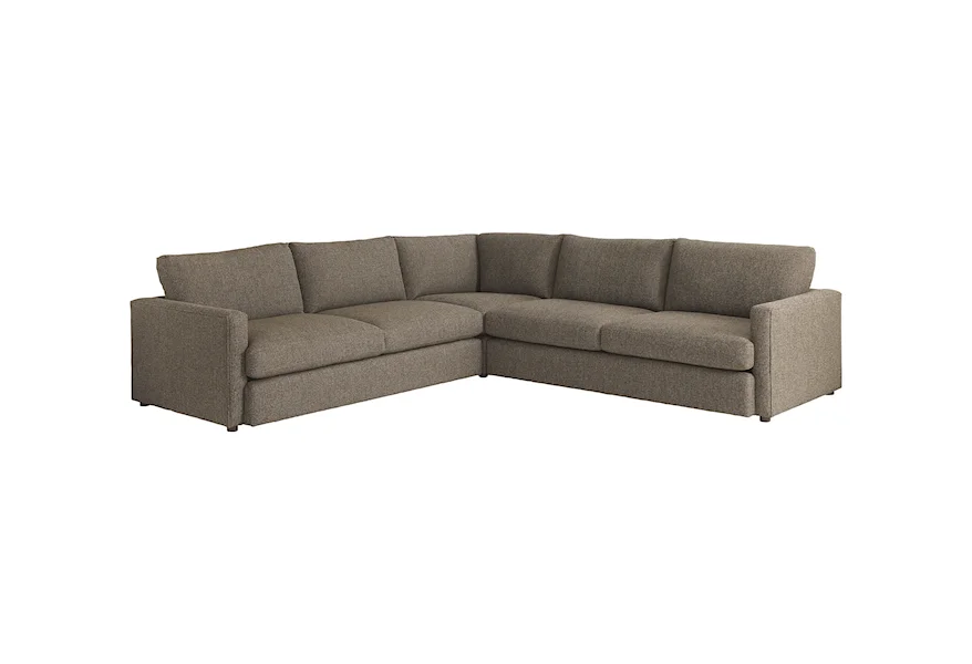 Allure Sectional with 4 Seats by Bassett at Esprit Decor Home Furnishings